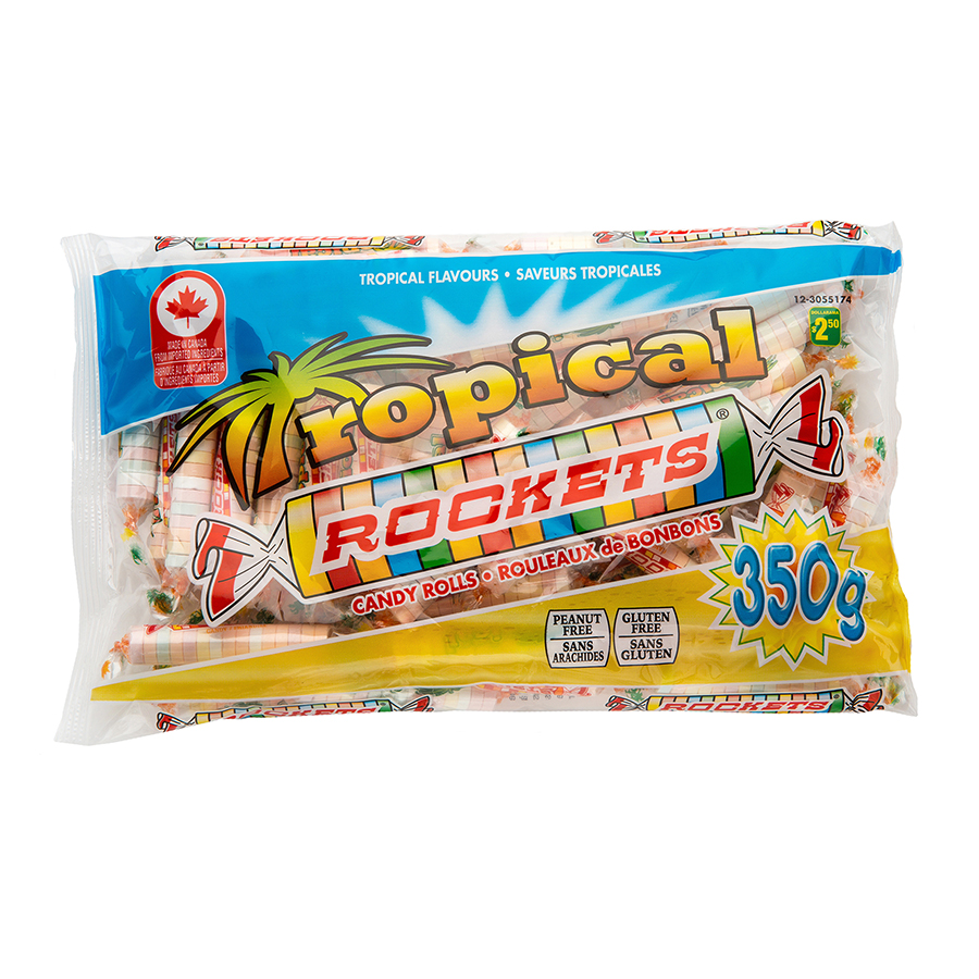 Tropical Rockets Bag on white background