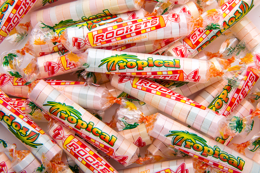 Pile of Rockets Tropical rolls